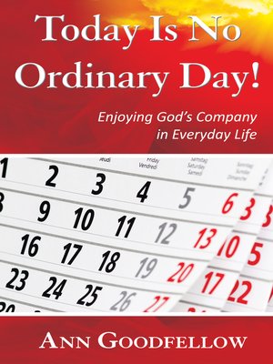 cover image of Today Is No Ordinary Day!